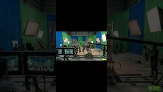 Shooting In Green Screen Studio #greenscreen #shorts