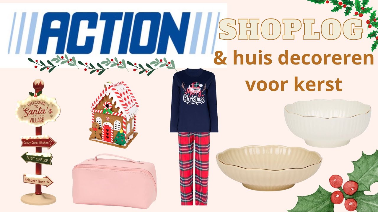 Action shoplog & huis decoreren voor kerst