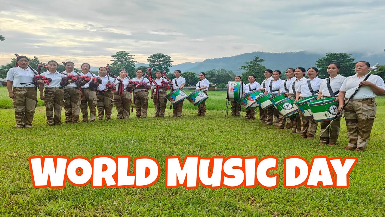 15th NAP IR Mahila Bn Celebrating Advance World Music Day...♥️♥️