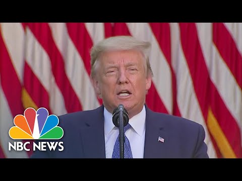 Donald Trump Delivers Statement Amid George Floyd Protests | NBC News