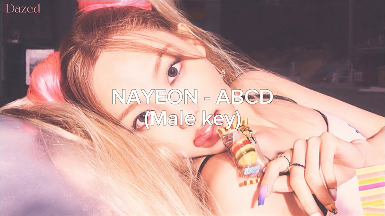 [KARAOKE] ABCD - NAYEON (Male key) | Dazed