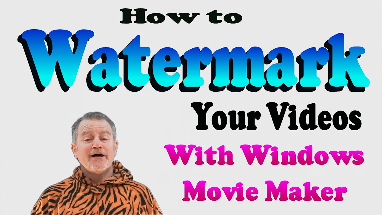 Update WINDOWS MOVIE MAKER를 사용하여 간편하게 동영상에 워터 마킹하십시오.
