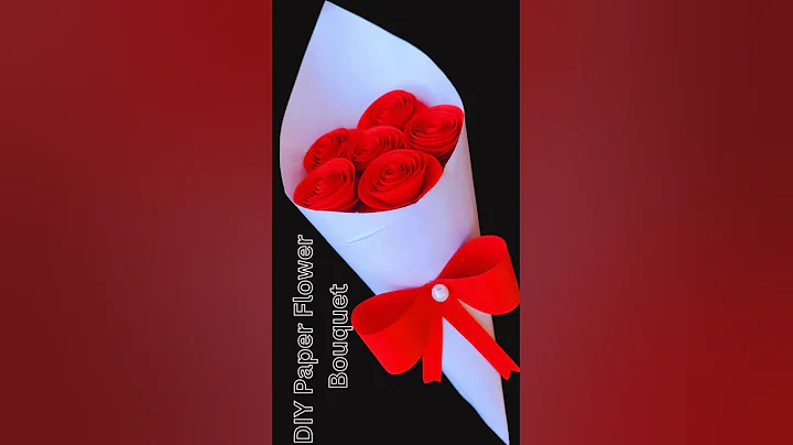 Easy paper flower bouquet making | DIY bouquet ideas #bouquet