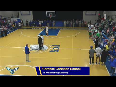 FCS vs Williamsburg Academy - Varsity Boys Basketball