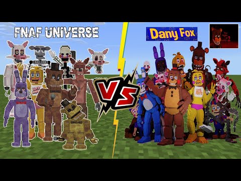 Five Nights at Freddy's (DanyFox) VS FNaF Universe V3 ADD-ON [FNAF Creator Battle!]