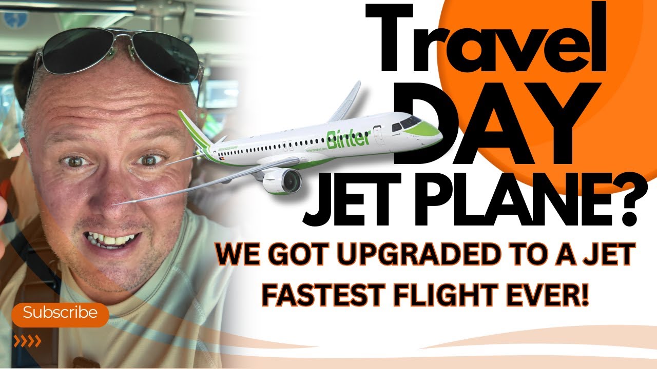THIS NEVER HAPPENS! We Got a Jet Plane! Gran Canaria Airport Tour + Binter Airways Flight 🚀