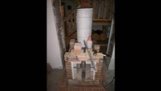 Building our batch box rocket mass heater