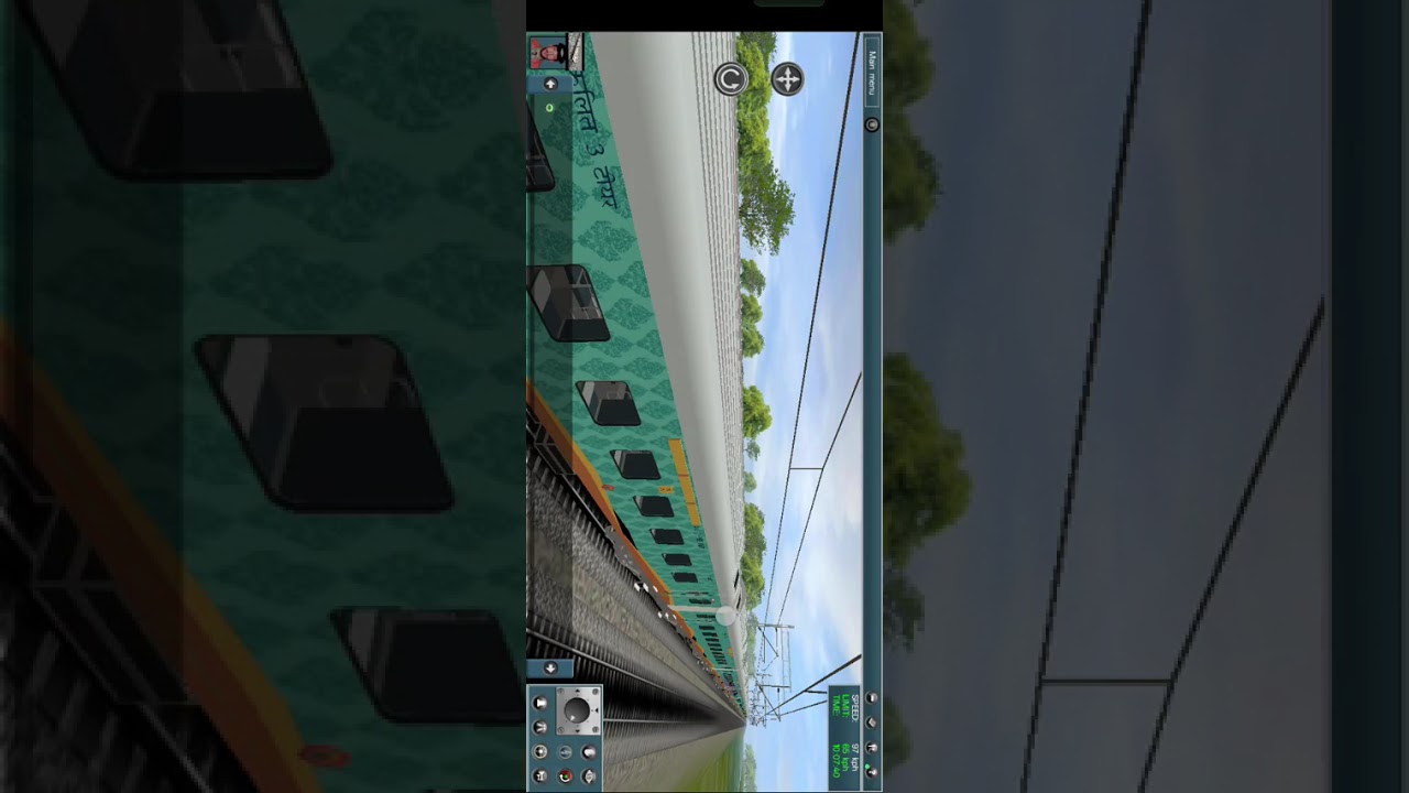 Trainz simulator game activity india addon   wap 7 Humsafar coach super fast experess 