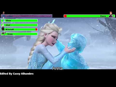 Frozen (2013) Final Battle with healthbars (40K Subscribers Special)