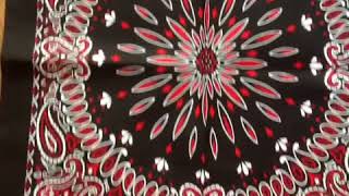 bandanas printed cotton Paisley Power