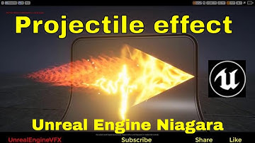 Projectile effect | Unreal Engine Niagara | UE4 Niagara