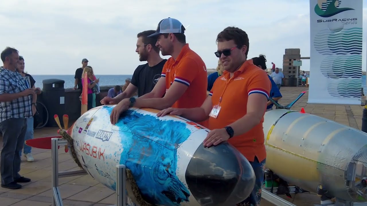 La bahía de Arinaga acoge esta semana su primer certamen internacional de submarinos monoplaza