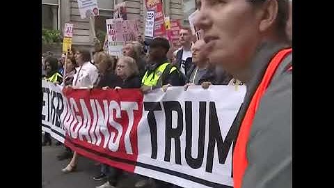 Протест против Трампа