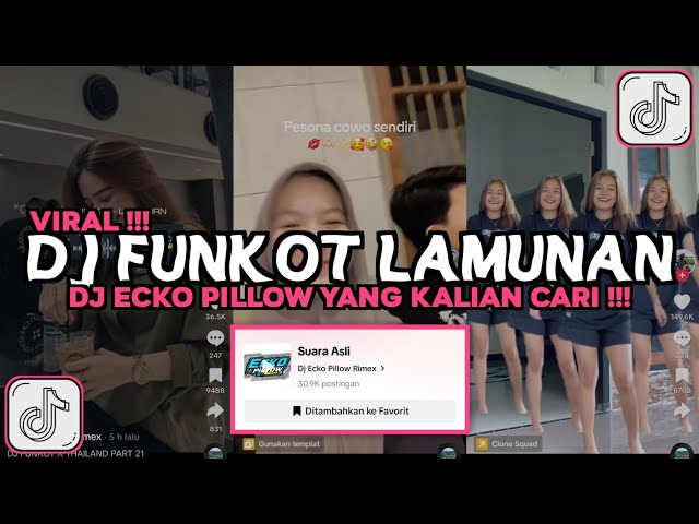 DJ FUNKOT LAMUNAN DJ ECKO PILLOW || SUMRIBIT ANGIN RATRI TANSAH ANGENTENI VIRAL TIKTOK 2024 class=