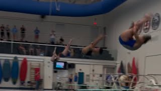 4 Diver Synchronized 103b Front 1 and 1/2 Pike 1m