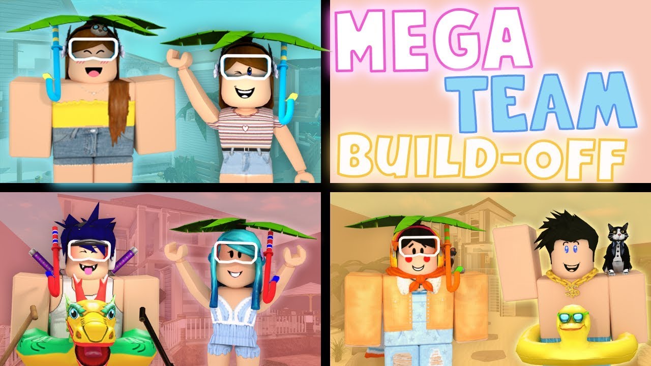 Mega Team Summer Build Off Dapandagirl 2 V S 2 V S 2 Youtube