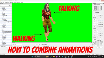 How to combine animations in WoW Model Viewer (control the top and the bottom separately)