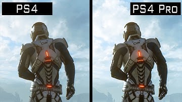 Mass Effect Andromeda PS4 Pro vs PS4 Graphics Comparison