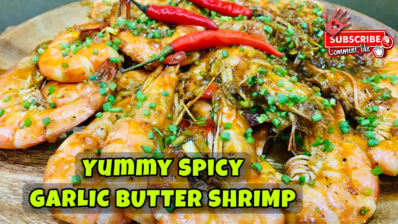 Yummy Spicy GARLIC BUTTER SHRIMP | Vlog #243 #emmie’schannel - YouTube