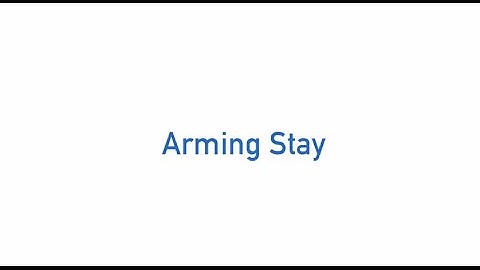 Arming in Stay Mode - Catawba Security