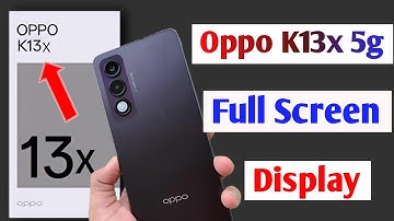 Oppo k13x 5g full screen mode settings | How to use full screen display in Oppo k13x 5G