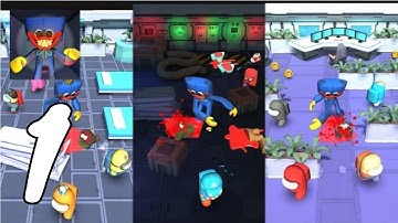 Poppy Run 3D: Play time Gameplay Walkthrough #1 Level 1 ~ 8 (Android, IOS)