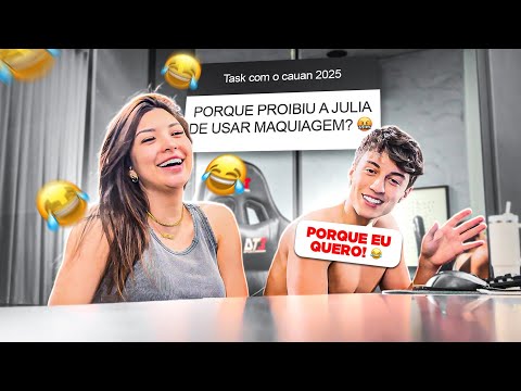 CAUÃ PROIBIU A JU DE USAR MAKE??