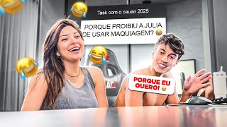 CAUÃ PROIBIU A JU DE USAR MAKE??