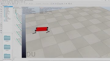 Robotic Dog Running Test Results | Simulation