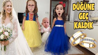 BAHAR BANU ALYA ASEL MİRA İLE DÜĞÜNE HAZIRLANDIK !! EYVAH DÜĞÜNE GEÇ KALDIK !! 