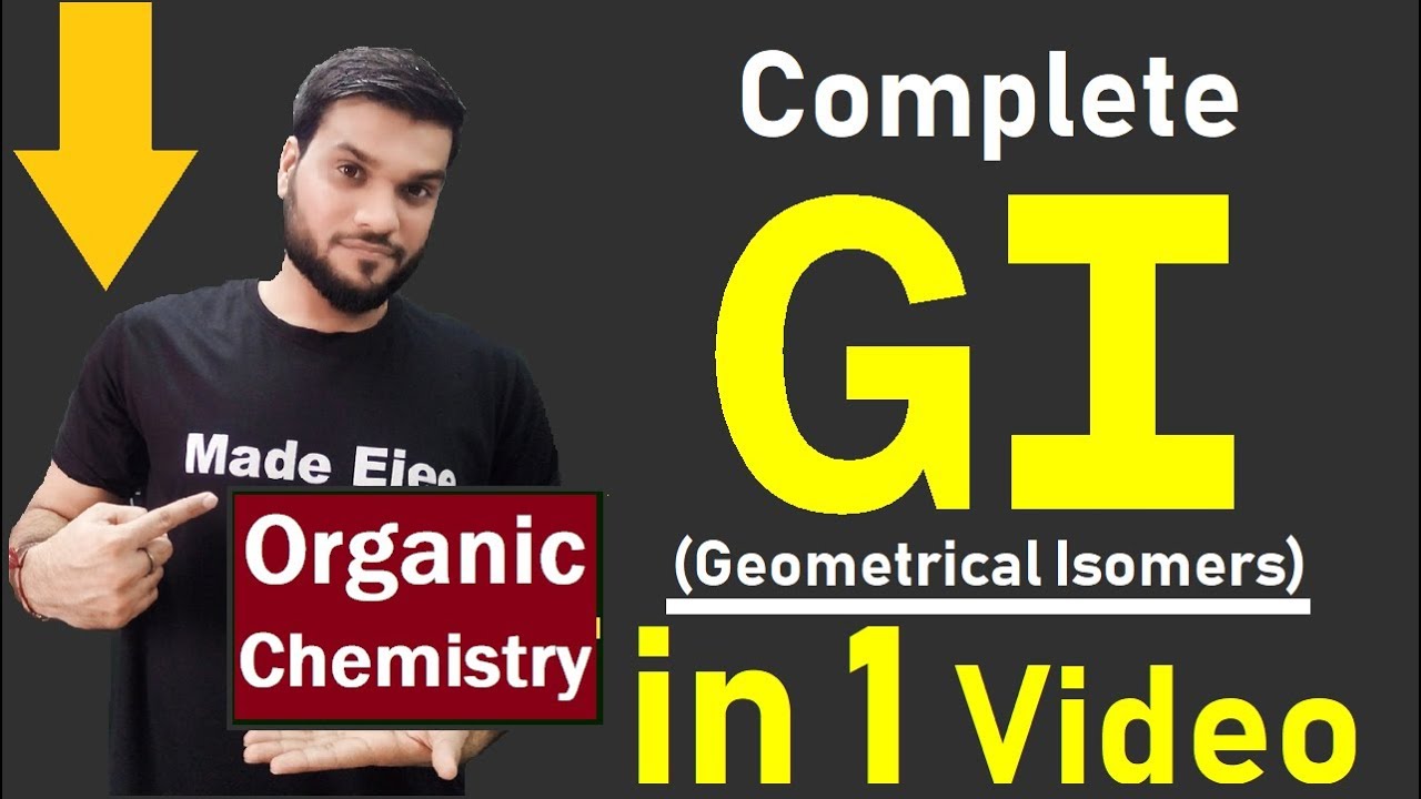 Geometrical Isomers | Full revision in 1 video | By Arvind Arora