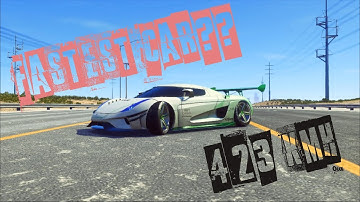 Need For Speed Payback - Fastest Car!? Koenigsegg Regera - 423 kmh (263mph)