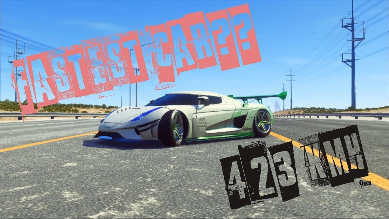 Fastest Car In Need For Speed Payback