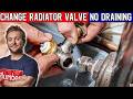 HOW TO SWAP RADIATOR VALVE | No Draining Down