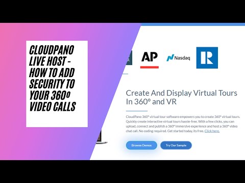 [New Feature] CloudPano Live Host - How To Add Security To Your 360º Video Calls