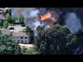 Dramatic video shows Hayward fire threatening homes