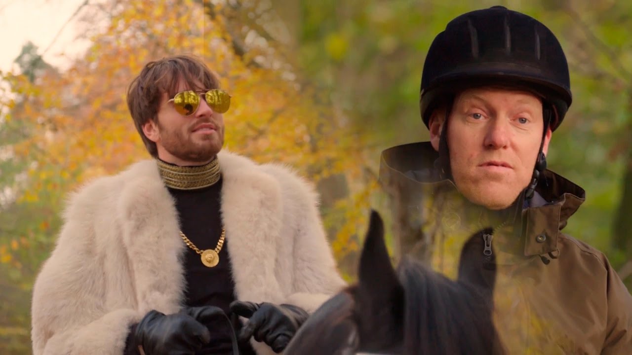 Anders og Gulddreng holder champagnegalop