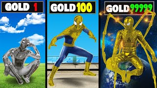 Upgrading To GOLD SPIDER-MAN in GTA 5