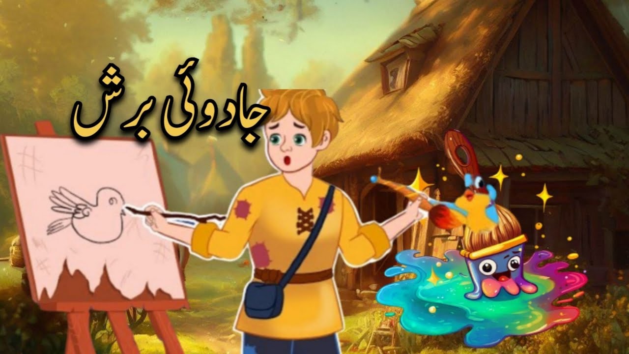 The Magical Paint Brushجادوئی برش Jadui Paint brush ki kahani Urdu