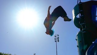 Crazy Parkour Tricks In California