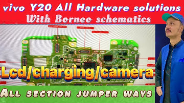 Vivo y20 all hardware solutions with Borneo schematics || vivo y20 all sections jumper ways ||