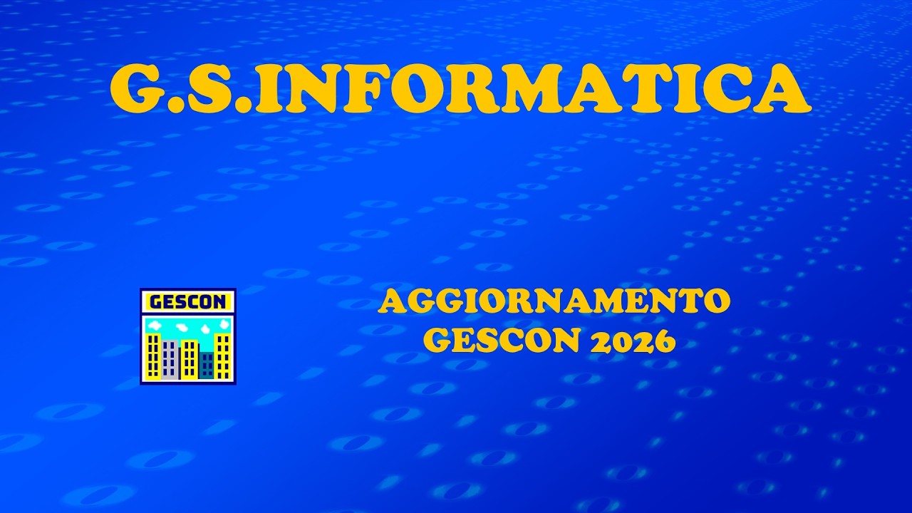 Presentazione Gescon 2026 - YouTube