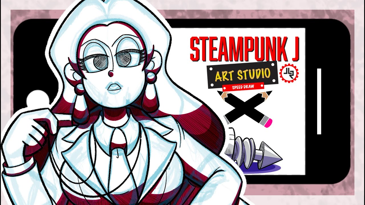 Rivet Sketches - Pauline the Hockey Coach | Steampunk J - YouTube