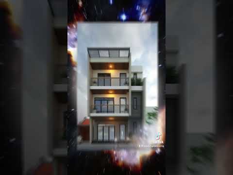 Video Nhà ống 3 tầng 1 sân thượng đẹp như tranh vẽ Thiết kế... - youtube