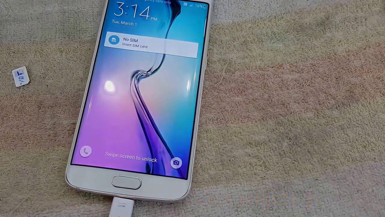 Unlock Samsung Galaxy S6 Edge G925A AT&T USA instantly YouTube
