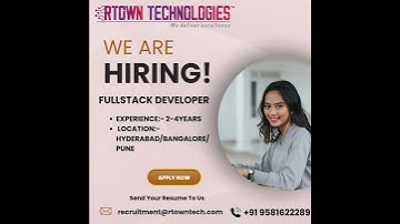 We Are Hiring!  Full Stack Developer to join our dynamic team!  #FullStackDeveloper#SoftwareJobs