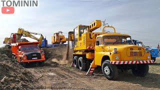 Velké bagrování Stavebních strojů -- EXCAVATOR ➱TATRA 111 🔨 Tatra 148 UDS 113 🔨Tatra 138 🔨 Broyt x21