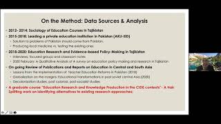Information Educational Research & Knowledge Production in Post-Soviet Central Asia News