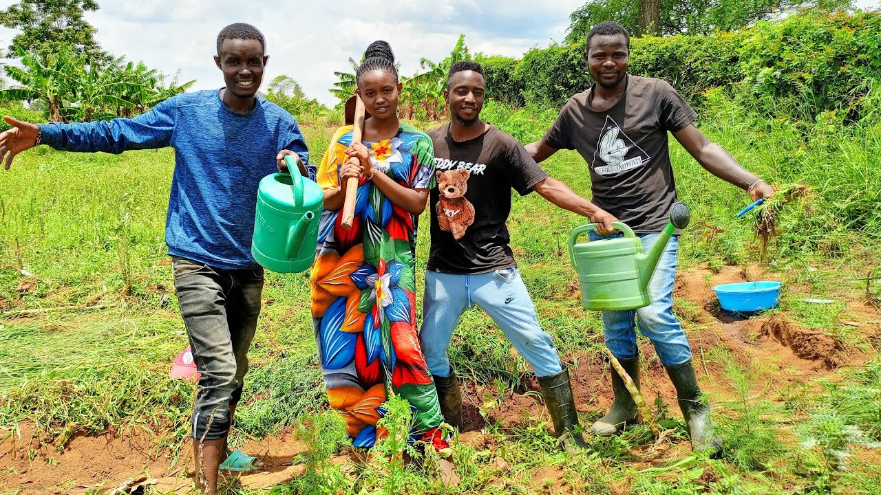 Village Life Preparing Nursery Bed For Kales YouTube