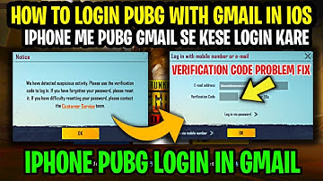 How to login pubg with gmail in iphone | how to login pubg with gmail in ios | pubg login with gmail
